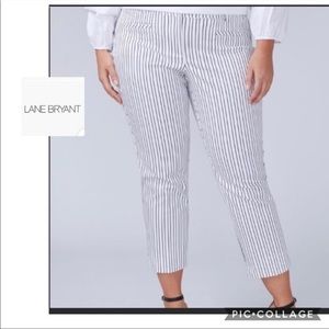 NWT Lane Bryant plus size 20 The Allie slim crop